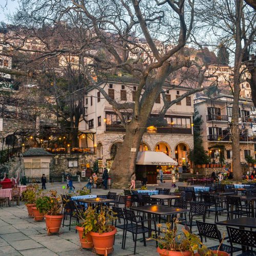 Taxi transfer volos to Makrinitsa Portaria tour